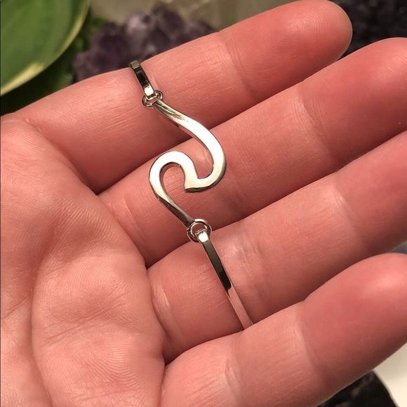 Wave Bracelet Sterling Silver Jewelry - Picture 4 of 6